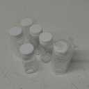 Norcalway 6pcs 4oz Small Plastic Bottles for Liquids - Ginger Shot Bottles with Lids, Wellness Juice Shot - Freezer Safe, Leak Proof, BPA Free, Food Grade Bottles (4 OZ / 6 PACK)