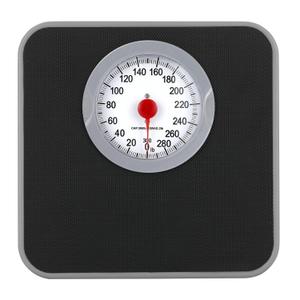 Analog Scale for Body Weight, Mechanical Bathroom Scale, Up to 300lb, Dial Scale with Wider and Thicker Anti-Slip Platform, Simple Calibration