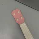 LeeQee 21in Colorful Graffiti Ukulele Guitar for Kids, 4 Strings Kids Guitar Ukulele Musical Instruments Learning Educational Toys with Picks for 3 4 5 6 7 8 9 10 11 12 Toddler Boys Girls (Pink)