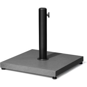 Patio Umbrella Base, 43lbs Outdoor Heavy Duty Square Concrete Stand Market Umbrella, Grey