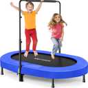 ANCHEER Trampoline for Kids, Toddler Trampoline with Handle, Child Small Rebounder for Indoor and Outdoor Use, 220 lbs Weight Capacity (Deep Blue)