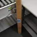 Black Corner Window Curtain Rods with Aluminum End Cap Finials and Brackets,1 Inch Diameter Bay Window Curtain Rods,2 Sided 36-72 Inch Adjustable Drapery Rod