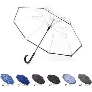Totes Auto Reverse Close Windproof Stick Inbrella with Water Repellent Protection, One Size