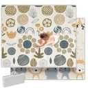 Mloong Baby Play Mat for Floor,59x71x0.4inch Playmat for Baby with Carry Bag, Foldable Play Mat,Kids Foam Play Mat,Waterproof Carlwing Mat for Baby,Large Infant Playmat,Indoor&Outdoor Playing Mat