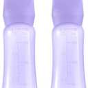 Root Comb Applicator Bottle 6 Ounce Hair Oil Applicator for Hair Dye, Hair Oiler Comb Bottle with Graduated Scale, 2 Pack