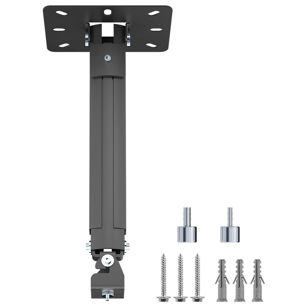 suptek Extended Mini Projector Ceiling Mount Adjustable Wall Mount with Thread Adapters for Projector DVR Camera, Max 21inch (PR05MINIB)