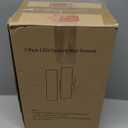 BesLowe 2-Pack Outdoor Wall Lights, LED Up and Down Lights Outdoor, Modern Wall Sconces Porch Light, Black Exterior Lighting Fixtures Wall Mount, Outside Lights for House Front Door Garage, 3000K