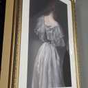 InSimSea Gold Picture Framed Wall Art, Living Room Bedroom Bathroom Seventeenth Century Lady Pictures Wall Decor, Canvas Print Art Home Decor, Antique Paintings with Frames 24x36inch