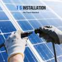 ECO-WORTHY Integrated Solar Connector 2-8 Y Branch Parallel PV Adapter Cable Wire Plug Tool Kit for Solar Panel(M/FFFF+F/MMMM)