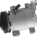 98490 A/C Compressor with Clutch Compatible with Nissan Rogue 2008-2013,Rogue Select 2014-2015, L4 2.5L, w/One Plug