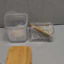 3 Pack Laundry Room Organization Storage Containers Acrylic Laundry Pod Containers and Dryer Sheet Holder with Lids and Labels for Laundry Detergent Laundry Pods Dry Sheet Organizing (2+1 Pack)