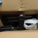 Folding Pedal Exerciser, Mini Under Desk Bike - Portable Foot Hand Cycle Peddler Machine Bicycle Exerciser for Arm Leg While Sitting (Silver)