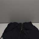FEKOAFE Womens Shorts 2025 Comfy Summer Drawstring High Waist Cotton Shorts for Women Trendy(S-2XL) (Medium, Aa Black)