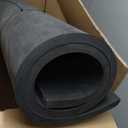 MEARCOOH EVA Foam Cosplay Black 20mm Thick (1mm to 20mm) Large 35.5" x 59" Sheet Premium High Density 86 kg/m3 for Cosplay, Crafts Projects