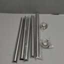 Shower Curtain Rod, 1" Diameter Heavy Duty Tension Shower Rod, Non Slip Adjustable 28-102 inch No Drill Shower Curtain Rods Spring Tension For Bathroom, Shower Stall, No Rust, Brushed Nickel