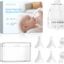 Nasal Aspirator Replacement Parts Compatible with GROWNSY, X-Bosak, Watolt Nose Sucker for Baby & Toddlers, Suction Chamber and 6pcs Silicone Tips Replacement Kit