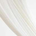 Floroom Wedding Arch Draping Fabric 2 Panels 20Ft Ivory Chiffon Fabric Drapes Arbor Drapery Wedding Ceremony Reception Swag Decorations