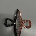 Hair Clips, Large Banana Hair Claw Clips for Strong Hold, Women's Hair Accessories, Metal Hair Grips, 2Pcs (Rose Gold, Pewter)