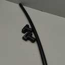 Curved Shower Curtain Rod, 42-72 inches Adjustable Curved Shower Rod, RustProof Curved Shower Rods for Bathroom, Bathtub, Premium Stainless Steel, Need to Drill, Black