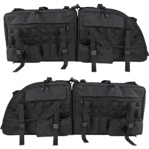 Linskip TrunkMate Roll Bar Organizer for Ford Bronco 2021-2025, Roll Bar Storage Bag for 2 Door Bronco Trunk Accessories, Durable Molle Webbing + Convenient Storage Pocket Piar