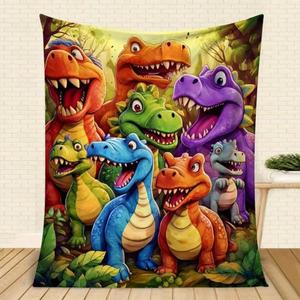 3D Dinosaur Blanket Gifts Toys for Boys Girls, 50"x40" HD Digital Print Flannel Dinosaur Blanket, Soft Warm Fleece Blankets and Throw, Birthday