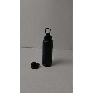 40 oz Insulated Water Bottle, Stainless Steel Camping & Hiking Hydration Flask with Wide Mouth Lid, Sports Coffee Cup Double Walled, Leakproof, for Indoor/Outdoor Use,Black
