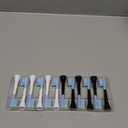 Sonicare Replacement Heads, Electric Toothbrush Replacement Heads Compatible with Philips Sonicare - 12 Pack (6 White+ 6 Black)