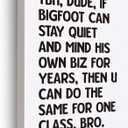 EVXID Funny High Middle School Classroom Wall Decor Canvas Art Print Framed 12 x 15 inch (Class21)