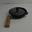 Vinchef Nonstick Skillet with Lid, 12.5In Aluminum Deep Frying/Saute Pan with Lid and Heat Indicator, Anti Scratch and Anti Stain, Induction Compatible