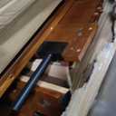 Acacia Alander King Bed Frame and Headboard Solid Wood Platform Bed, Scandinavian Signature Wood Bed Compatible with All Mattress Types, Bed Frame King Bedroom Furniture, Wood Slats Support, Walnut