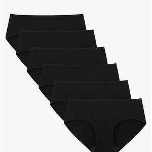 INNERSY Womens Underwear Cotton Hipster Panties Regular & Plus Size 5-Pack