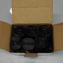 4 Gallon 180pcs Small Black Trash Bags Strong Garbage Bags,Bathroom Trash Can Bin Liners, Plastic Bags for Bedroom, Waste Basket Liner, Fit 12-15 Liter, 3.5,4,4.5 Gal(4G-Black)