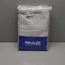 MIULEE White Blackout Curtains Linen Textured for Bedroom Nursery Thermal Insulated Room Darkening Grommet Curtains/Drapes for Living Room Decoration 52x84 Inch Grayish White 2 Panels