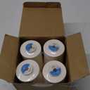 Simthread All Purpose Sewing Thread from 100% Spun Polyester for Serger, Overlock, Merrow, Quilting Sewing 4 Big Cones of 5000M (5500 Yards) Each - 40S/2 Natural