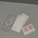 TAURI for iPhone 16 Plus Case, Compatible with MagSafe, with Screen Protectors, Not-Yellowing Military-Grade Protection, Slim Magnetic Phone Case for 16 Plus 6.7", Clear