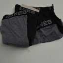 Hanes Men's Total Support Pouch Boxer Brief (Black/Grey, Medium)