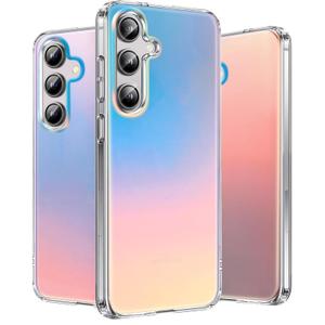 Layeri for Samsung Galaxy S24 Case Holographic Iridescent Unique and Aesthetic Shockproof Phone Case for Girls and Women Translucent Iridescent Bumper Protective Cases for Galaxy S24 Cover