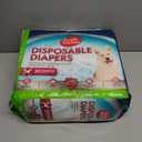 Simple Solution Dog Diapers Female, Dog Diapers, Potty Training, Super Absorbent, Breathable, Wetness Indicator for Urination, 22-37 Inch Waist, (XXL, 30ct)