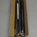 Shower Curtain Rod Adjustable 43-78 inch, 1"Diameter Spring Tension Curtain Rod No Drill, Anti-Rust Non-Slip Shower Rod, Black Shower Curtain Rod for Bathroom Tension