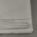 Naturoom Stall Shower Curtain, 36 Inches Linen Cloth Textured Fabric Shower Curtain Set with Hooks, Narrow Hotel Luxury Elegant Ultra Thick Bath Curtains for Bathroom, W36 xH72, White