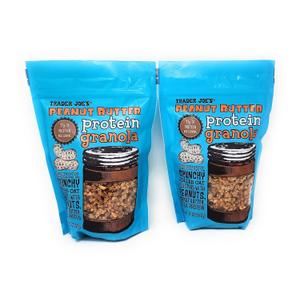 Trader Joe's Peanut Butter Protein Granola Net Wt. 12 Oz (340g) - Pack of 2, EXP 03/06/2026