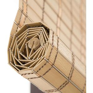 PVC Outdoor Roller Blinds Blackout Shades Waterproof Retro Bamboo Blinds 60 80 100 110 120 130 140 150cm Bamboo Roll Up Shades for Windows Roman Roller Shade for Outdoor Home Patio