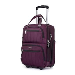 Carry on Luggage 22x14x9 Airline Approved with Spinner Wheels, Hardside Lightweight 20" Carry on Suitcase Airline Approved TSA Lock (Beige)