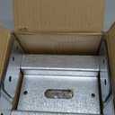 1 PCS 6x6 Post Base for Concrete, Adjustable Aluminum-zinc Plated Steel Deck Post Anchor Base for 5.5x5.5 Wood, Post Base Holder with 1" Standoff for Deck Gazebo Pergola PorchIncludes Screws