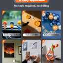 Large Mounting Putty No Trace, Museum Double Sided Tape Glue Adhesive Dots Clear Sticky Tack, Non-Toxic Picture Hanging Adhesive, 0.39 x 0.78 in (252 Pcs)