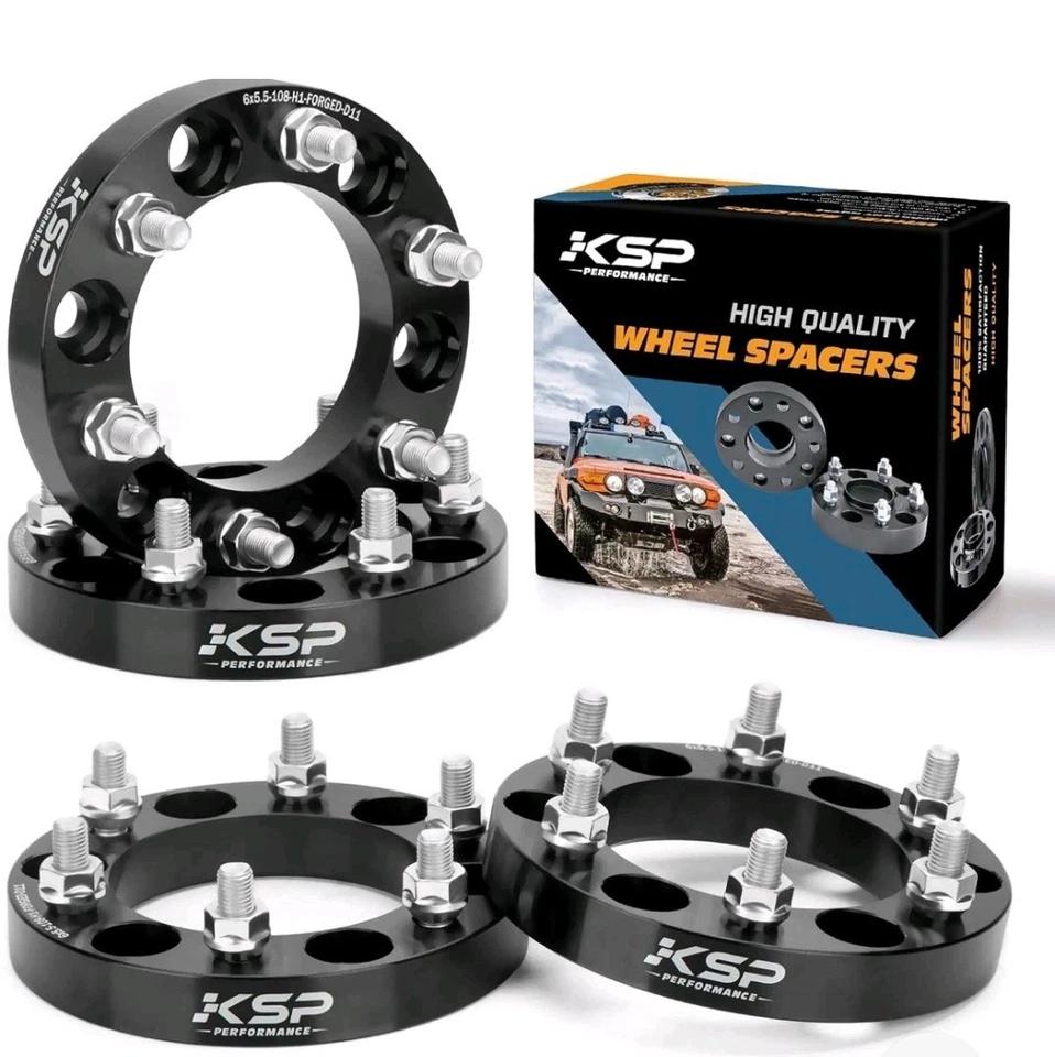 x4 KSP Performance 6X5.5-108-H1-FORGED-F72 Wheel spacers.