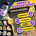 2 x 300 Pcs Funny Meme Stickers Waterproof Funny Stickers for Adults, Non-Repetitive Vinyl Decals for Laptops, Water Bottles, Phones, Skateboards, DIY & Scrapbooking, Unique Designs for Personalization