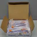 1ml U-100 Syringe with Needle, 31G 1cc 5/16-Inch (8mm), Lab Measuring Supplies,Individually Wrapped,Pack of 100