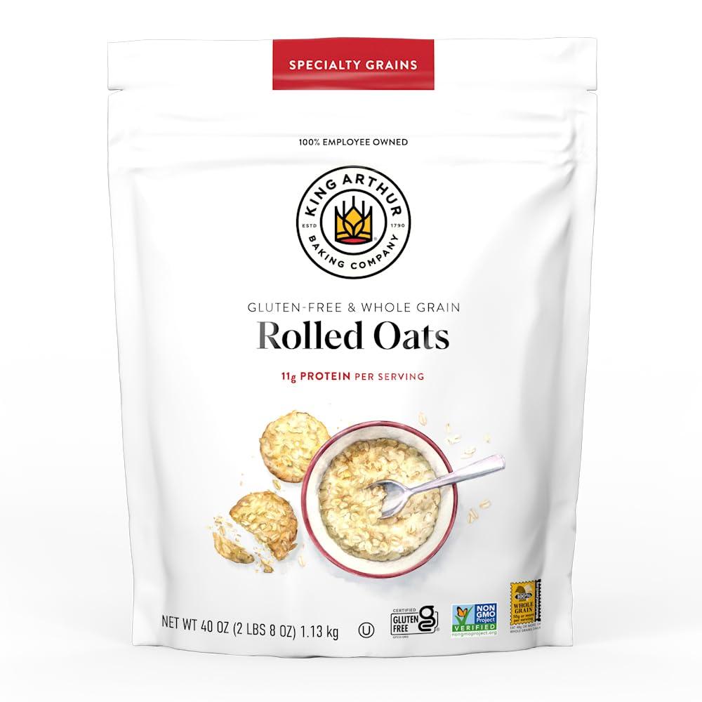 King Arthur Baking Company Gluten-Free & Whole Grain Rolled Oats 2lbs. (EXP 05/15/26)