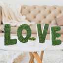 NUOBESTY Faux Moss for Plants Indoor Artificial Green Moss 4.72X4.72 Inch Maintenance-Free Planter Decor for Fairy Garden Wedding Table Centerpiece